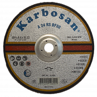 Диск шлифовальный по металлу "Karbosan" (180х6,4х22)(Арт.10570) АбразивПромТорг