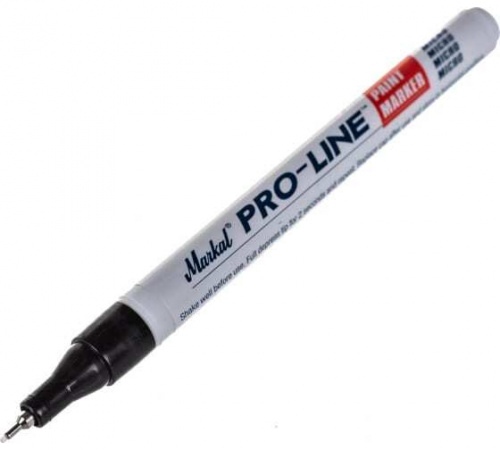  Маркер-краска с тонким наконечником Markal Pro-Line Micro, 0,8 мм,чёрный АбразивПромТорг